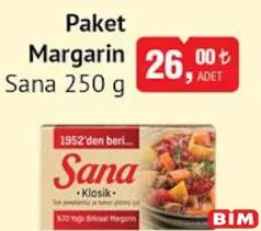 SANA MARGARİN 250 G